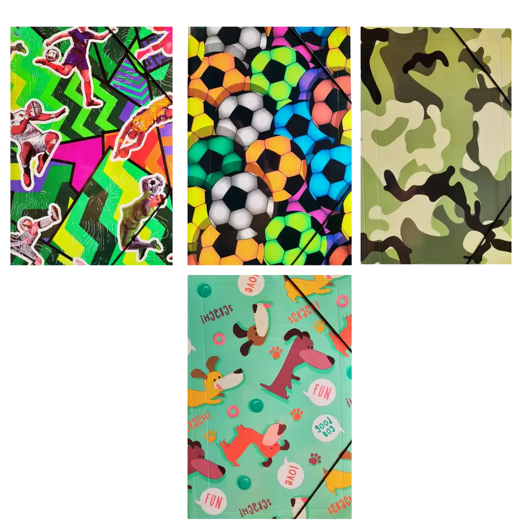 CARPETA 3 SOL C/ELASTICO AUGRAF FANTACIA NENE