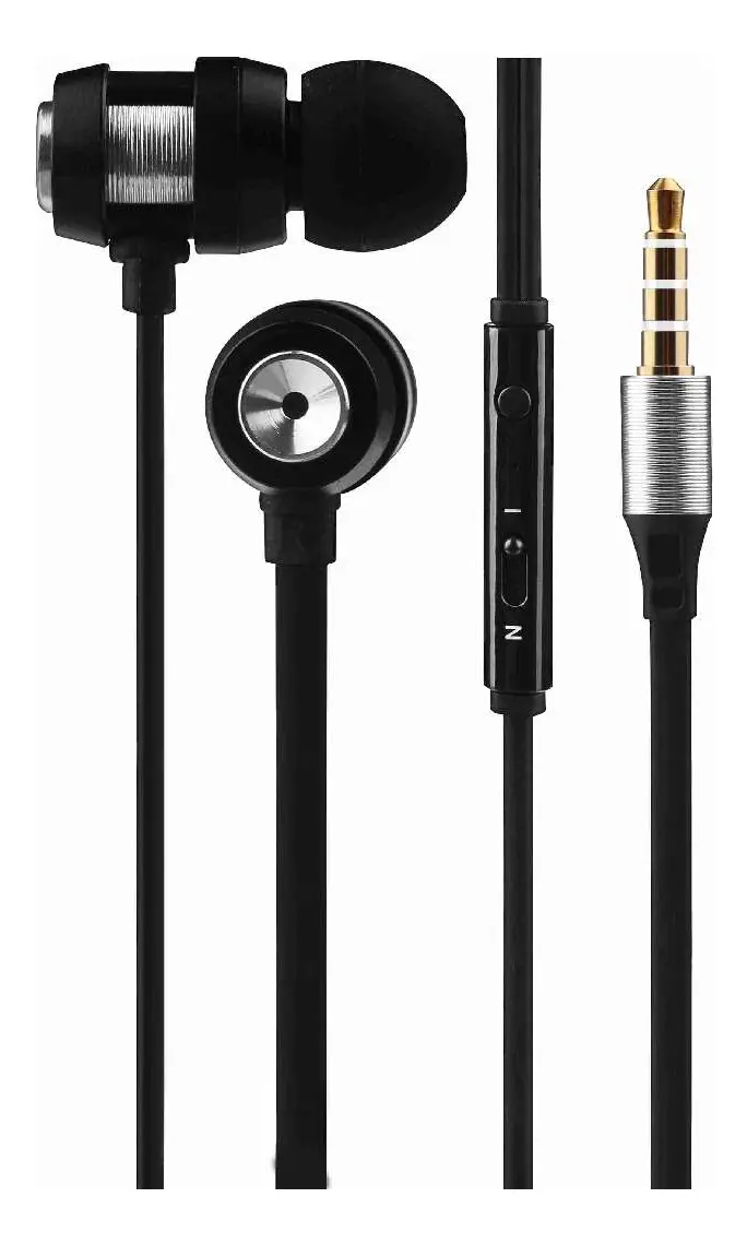 Volkano Alloy series AUX earphone - Silver